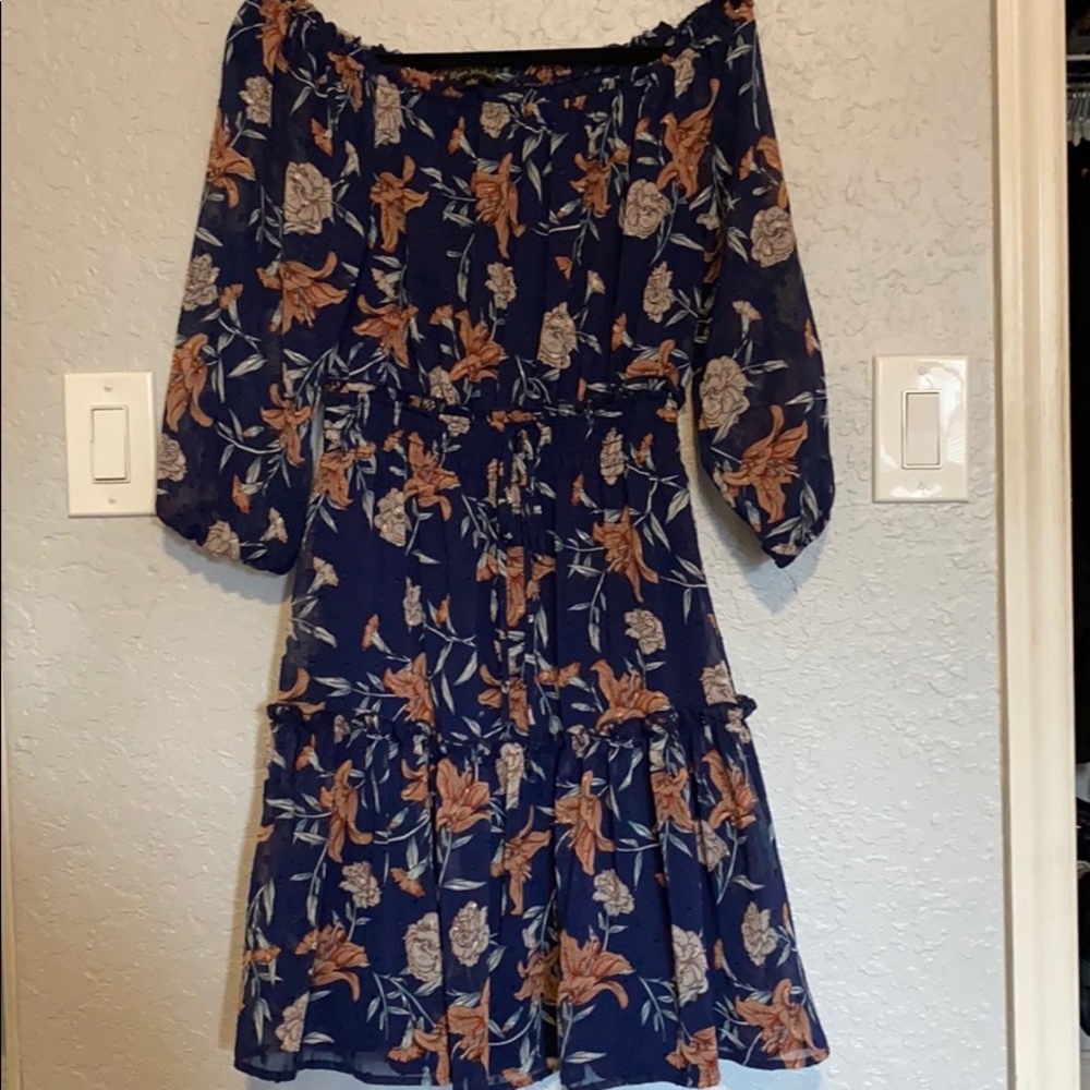 Off the shoulder Ryan Michelle dress slightly used